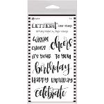 Letter It Clear Stamps Birthday