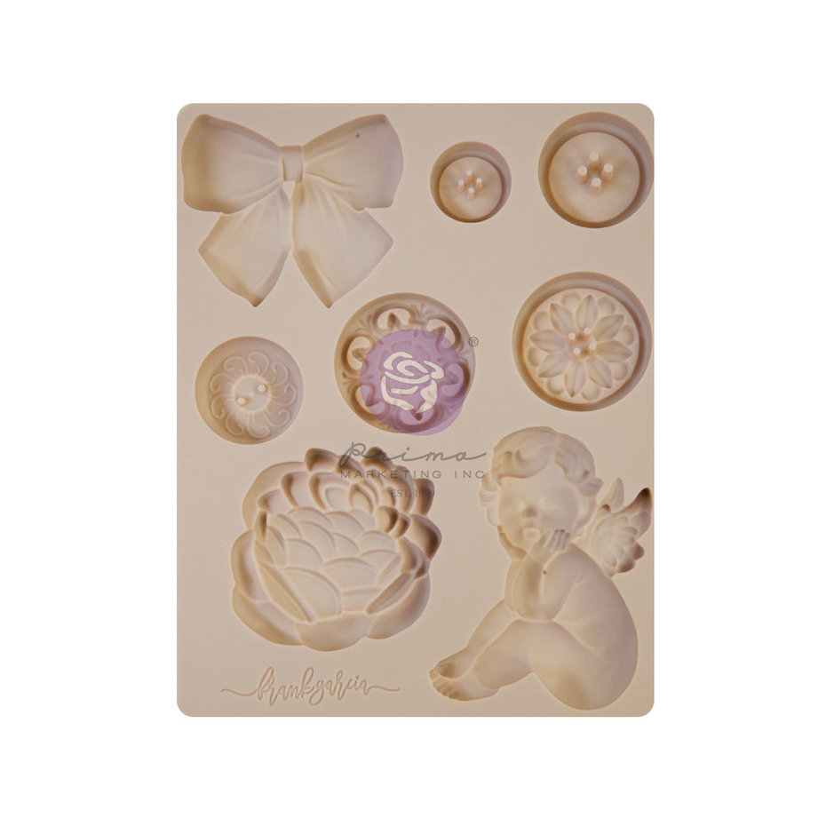 Moule En Silicone Prima Marketing Re·design - Motif Fleurs De Cerisier, Dimensions 12,7 X 20,3 Cm - Pour Scrapbooking, Résine, Pâte Polymère