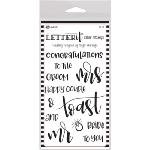 Letter It Clear Stamps Wedding