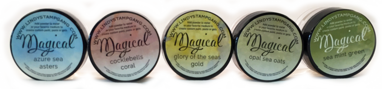 Lindy's Stamp Gang Magicals Mermaid Seashell