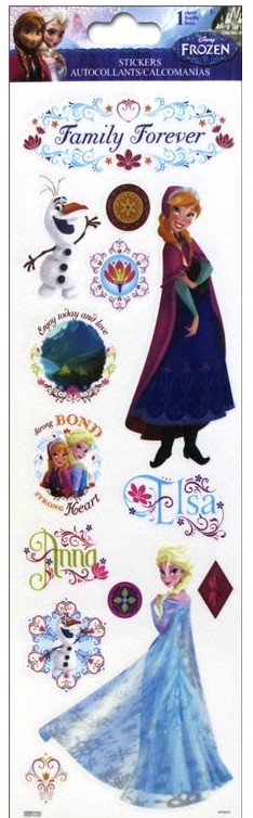 Frozen Stickers Family Forever