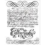 Stamperia Tampon Clear Calligraphy