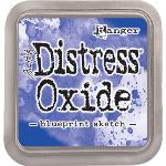 Distress Oxide Blue Print Sketch