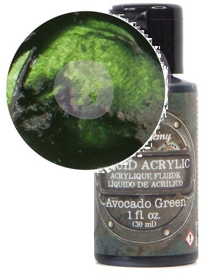 Prima Finnabair Liqid Acrylic Avocado Green