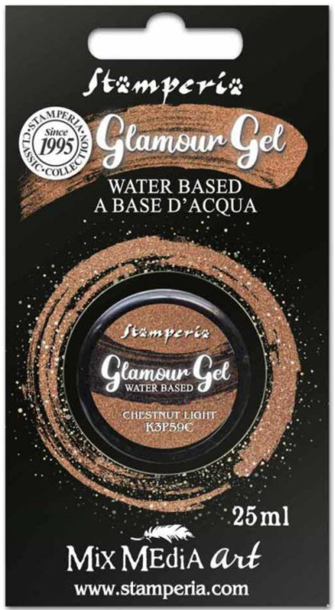 Stamperia Glamour Gel Chestnut Light