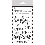 Letter It Clear Stamps Baby