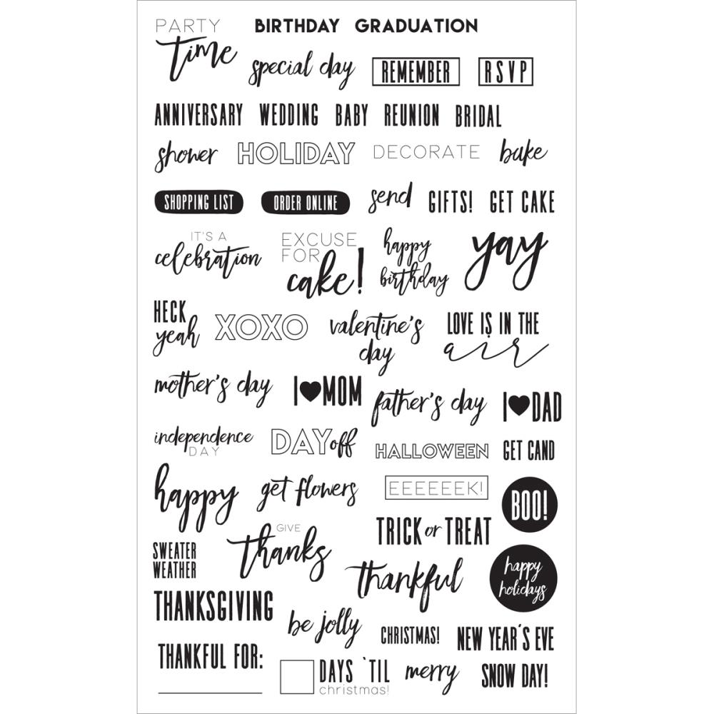 Prima Planner Stamps Celebrations