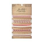 Tim Holtz Trimmings Natural Red/Cream