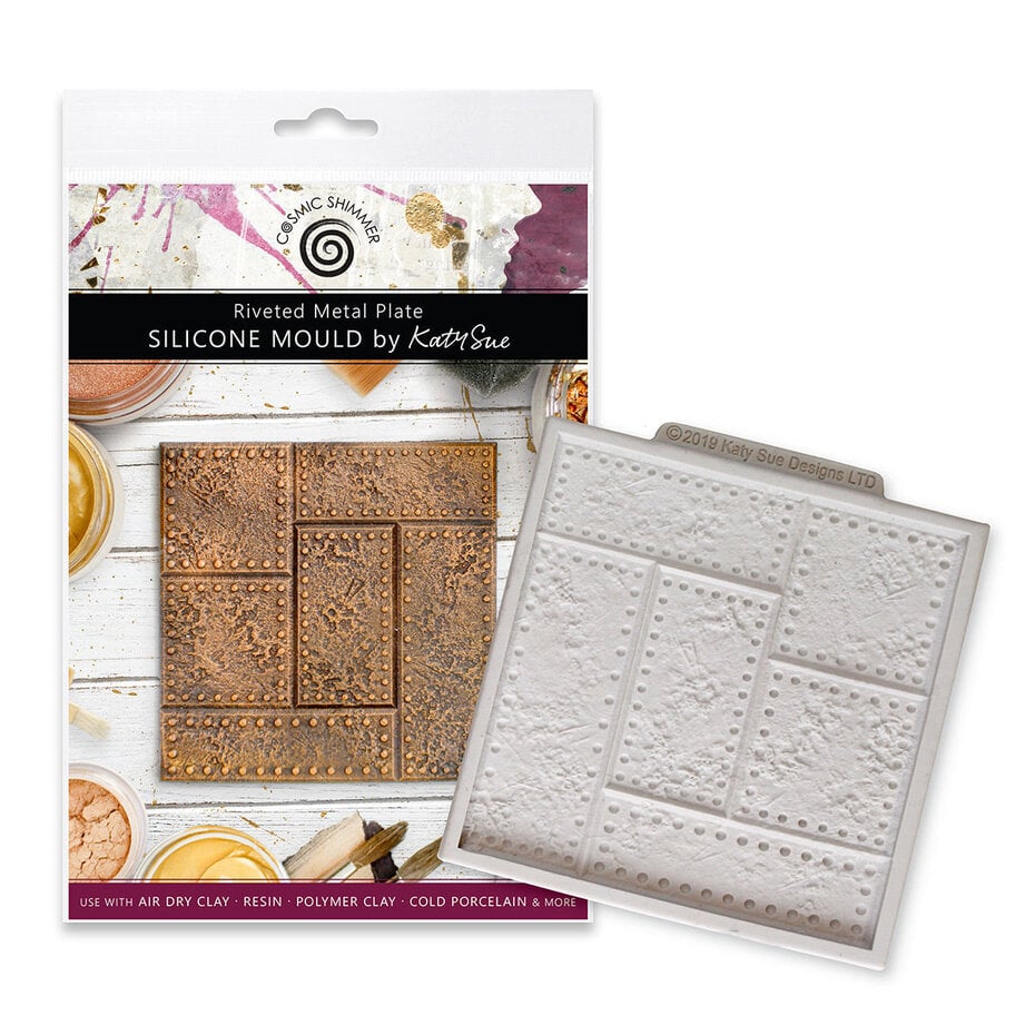 Cosmic Shimmer Katy Sue Riveted Metal Plate