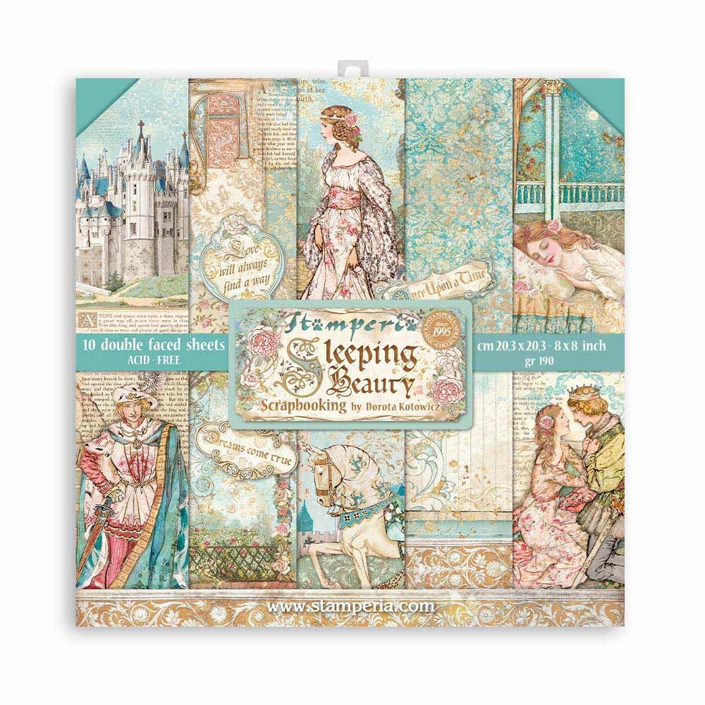 Stamperia Pad Sleeping Beauty 20x20