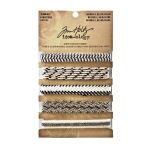 Tim Holtz Trimmings Natural Black/Cream