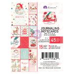Prima Candy Cane Lane Journaling Notecards