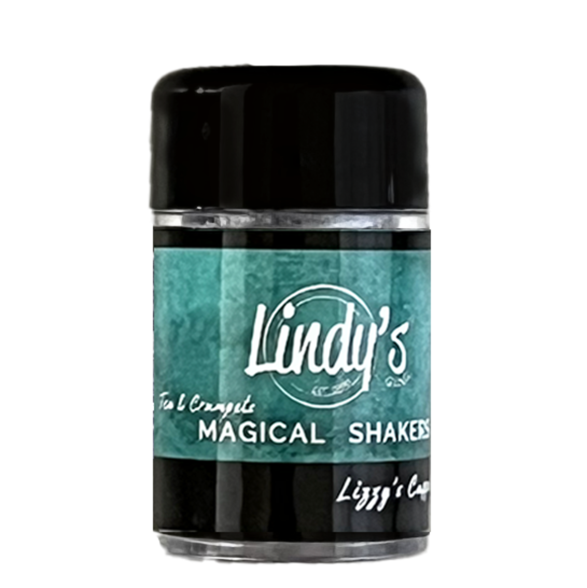Lindy's Stamp Gang Magical Shaker Lizzy's Cuppa Tea Teal