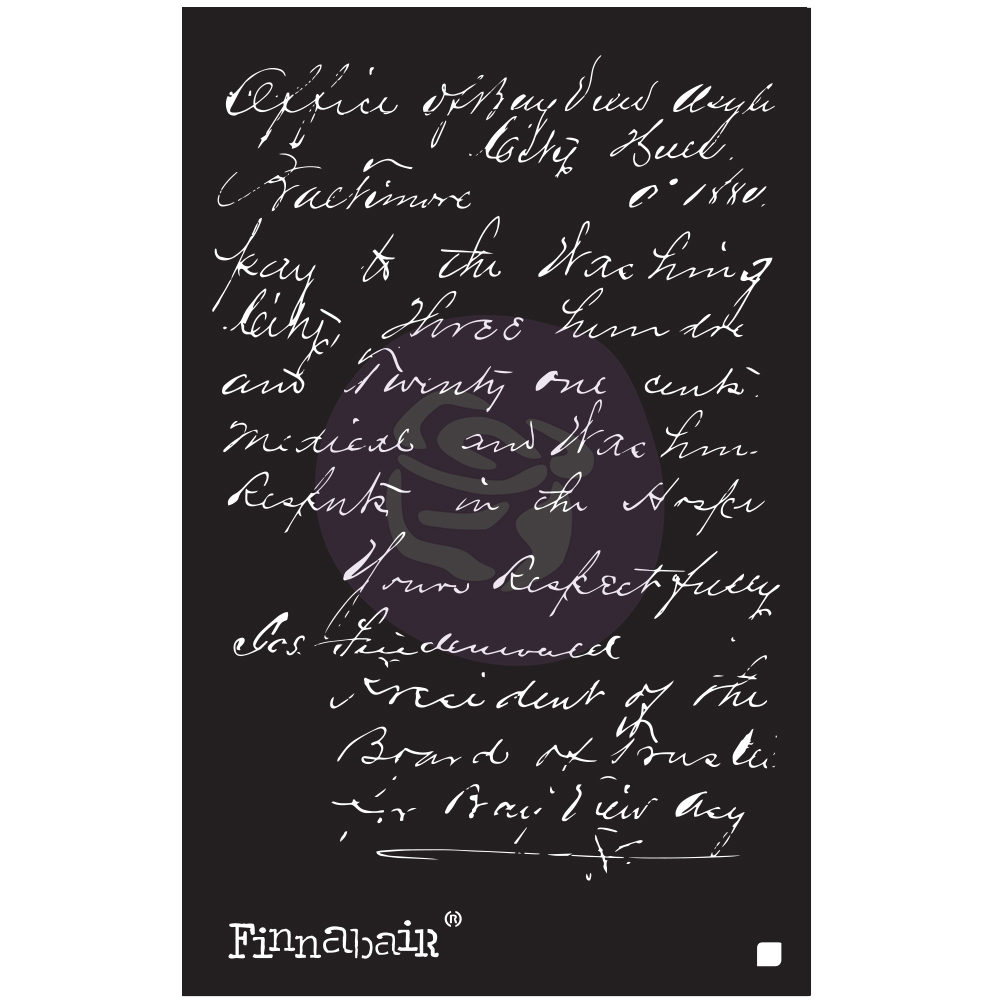 Prima Stencil Finnabair Read My Letter