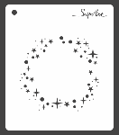 Snipart Stencil Magic Lights Couronne d'Etoiles