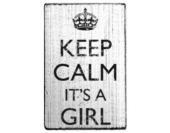 RP Vintage Keep Calm It's A Girl