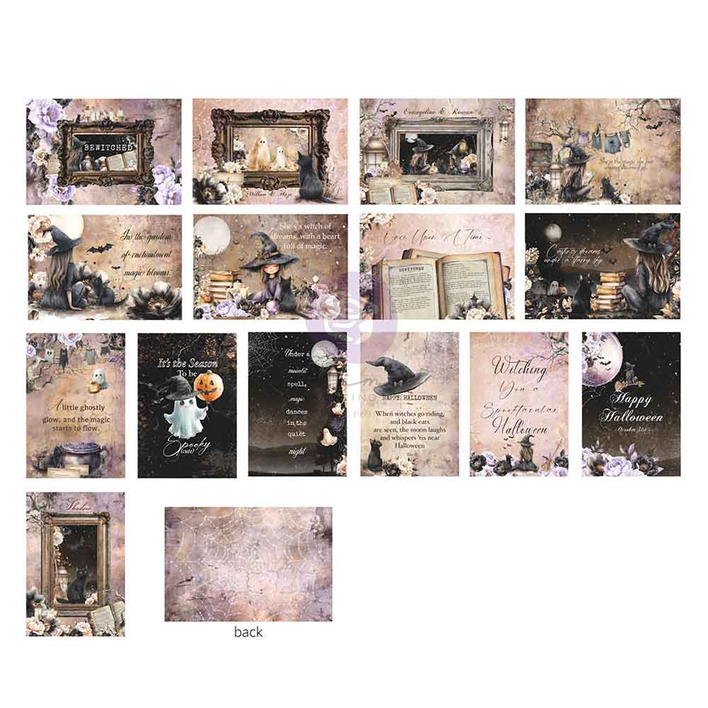 Prima Marketing Be Witched Journaling Notecards