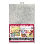 Stamperia Papier Stone Paper SilverA4