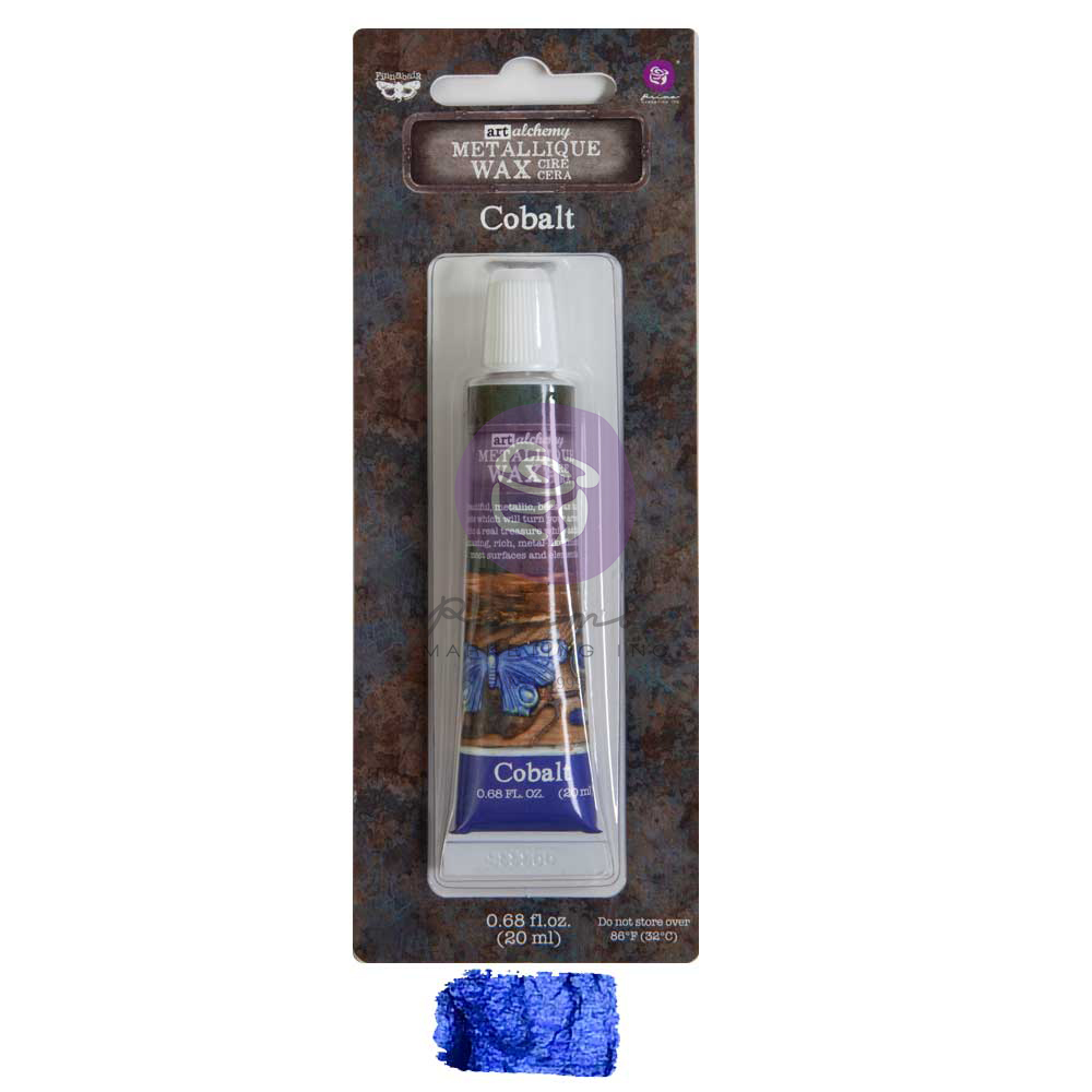 Finnabair Tube Wax Metallique Cobalt