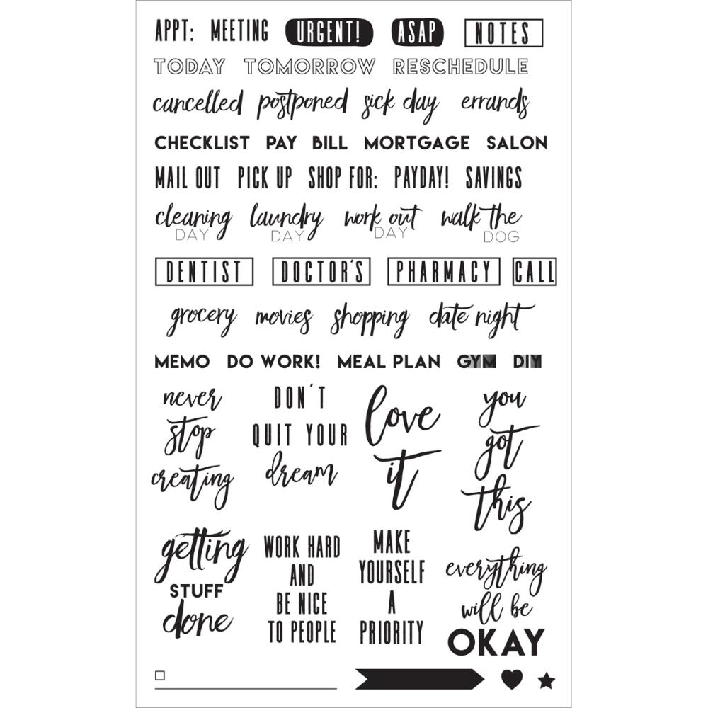 Prima Planner Stamps Everyday Moments