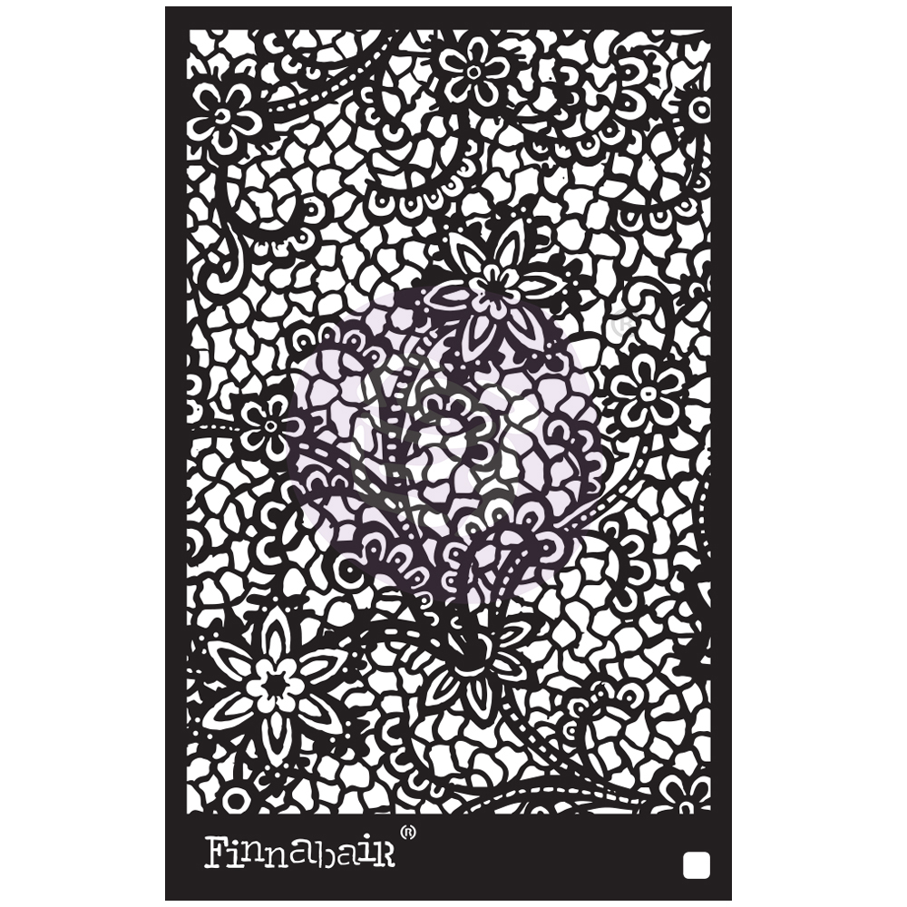 Prima Stencil Finnabair Floral Net
