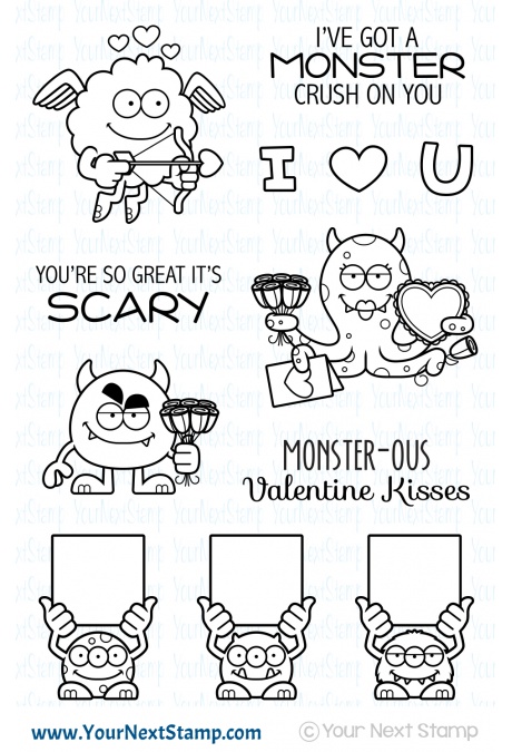 Your Next Stamp Silly Love Monsters