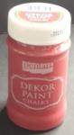 Pentart Dekor Paint Chalky Cardinal Red