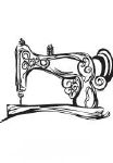 Prickley Pear Old Fashion Sewing Machine